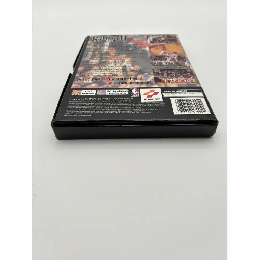 Sony PlayStation 1 PS1 Konami NBA In The Zone CIB Long Box 1996 Tested Works.
